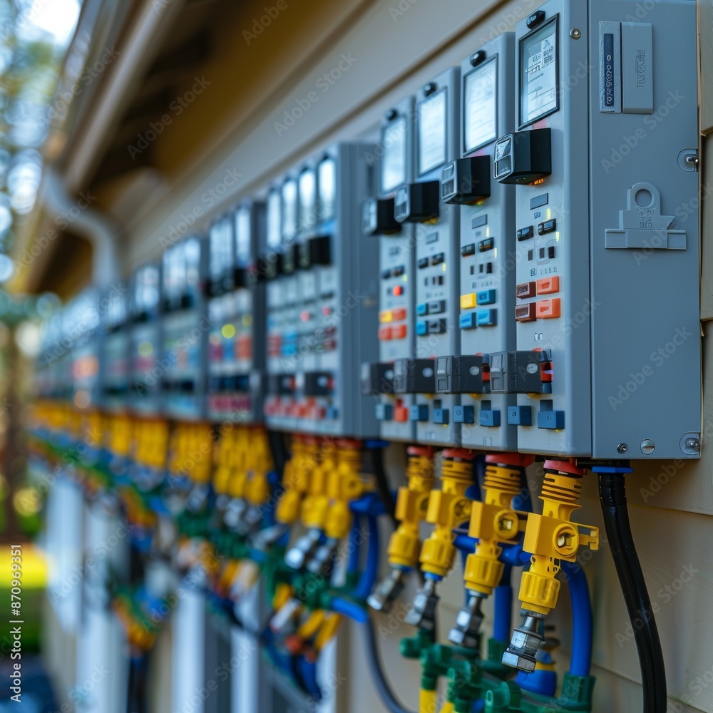 Multiple control panels in a row Multiple control panels in a row