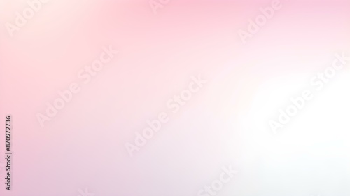 Gradient Background with soft Shapes fading from Pink to White. Elegant Presentation Template