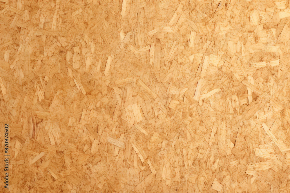 Obraz premium Processed collage of OSB wooden board surface texture. Background for banner, backdrop