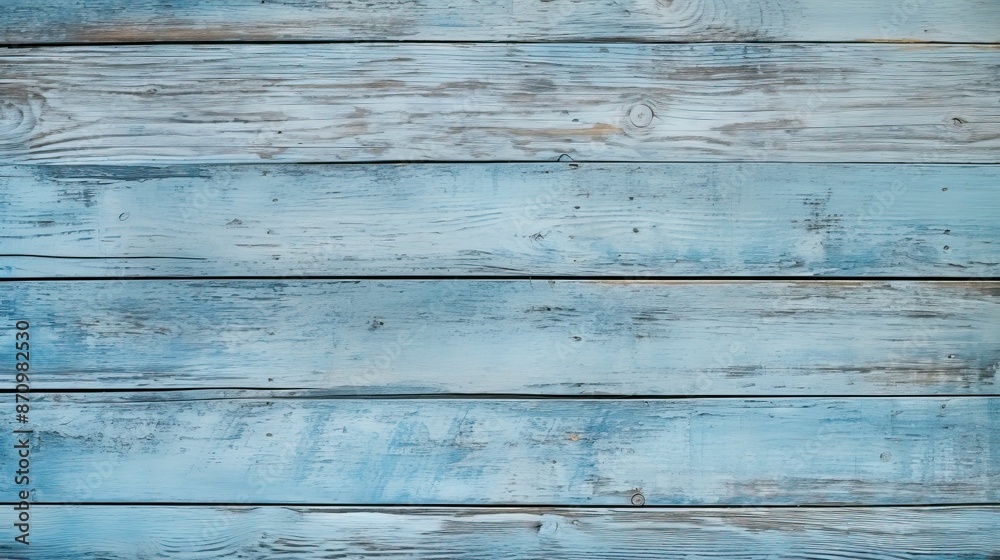 Obraz premium nostalgic light blue wood background