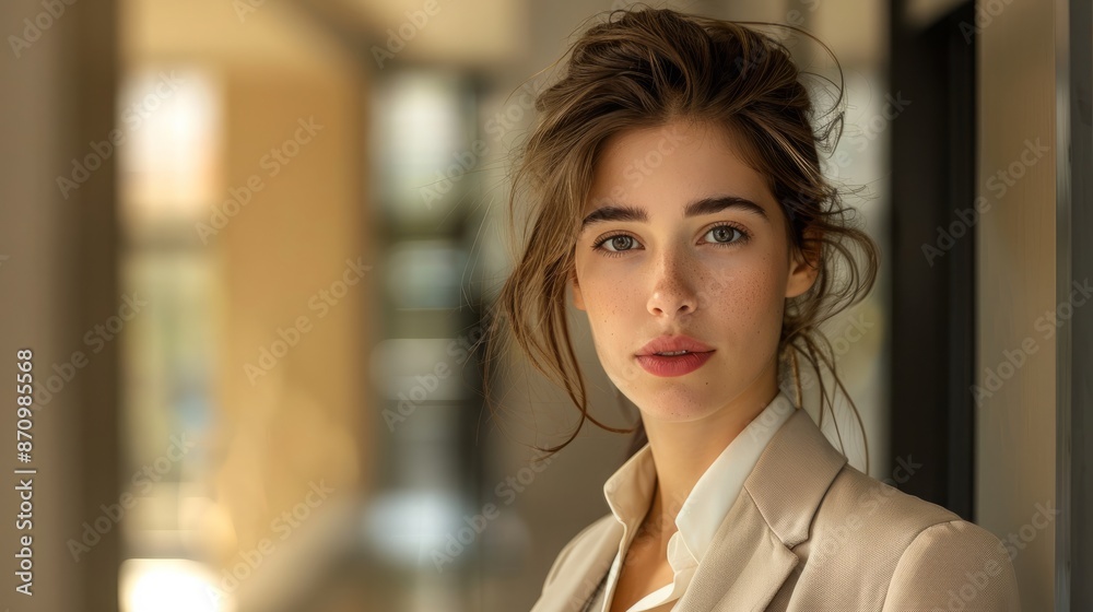 Accomplished female executive with elegant style and confident demeanor Accomplished female executive with elegant style and confident demeanor
