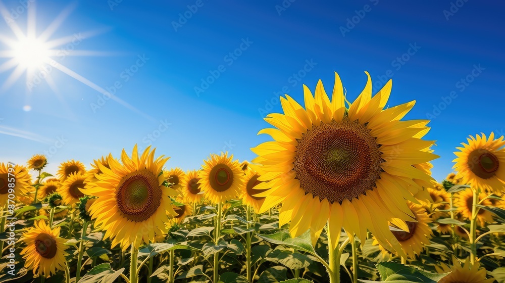 Fototapeta premium petals sun patterns