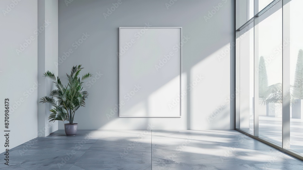 Obraz premium Stylish apartment interior design backdrop, emphasizing cozy comfort and inspiring home decor ideas