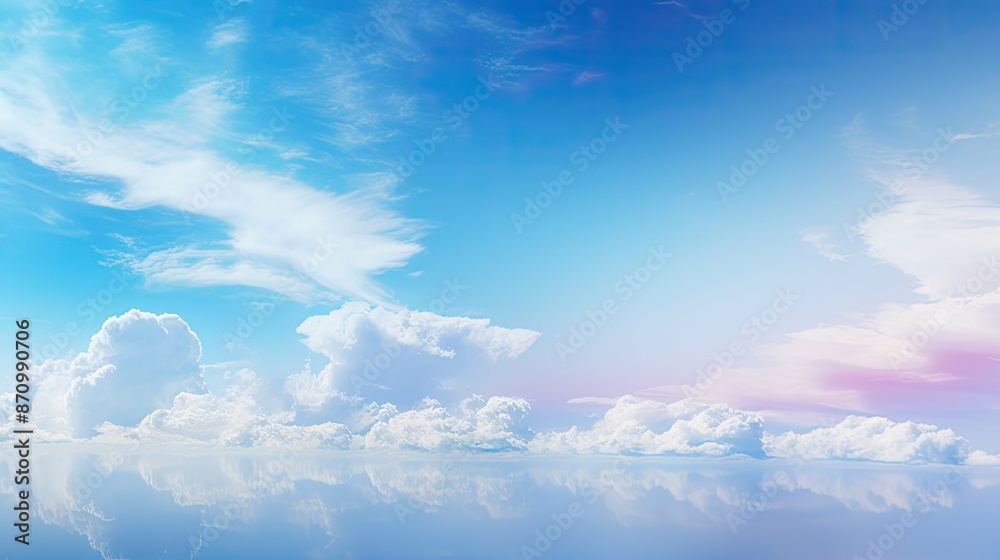 muted rainbow blue sky muted rainbow blue sky