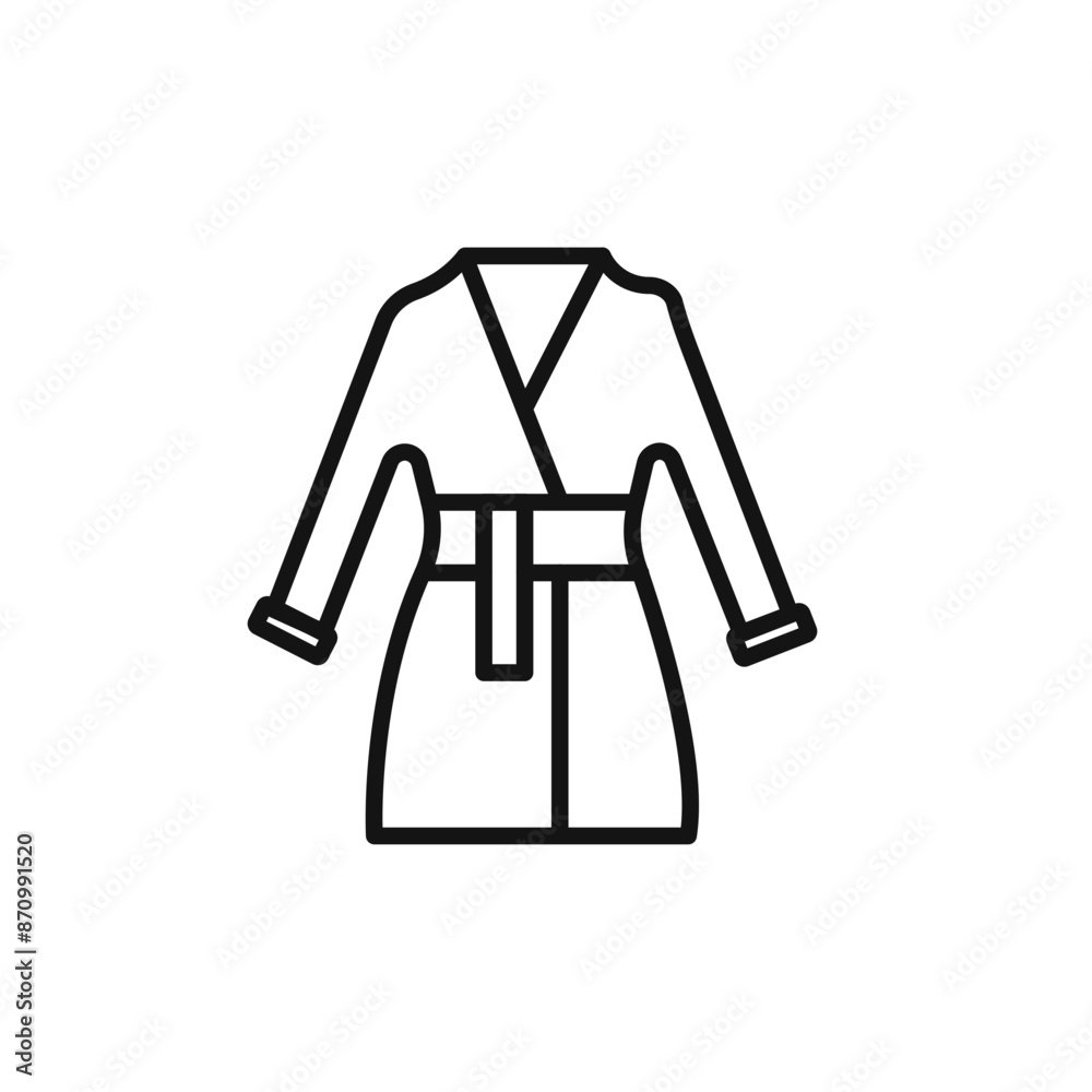 bathrobe icon vector set collection for web bathrobe icon vector set collection for web