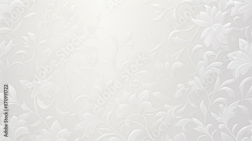 floral light grey pattern background