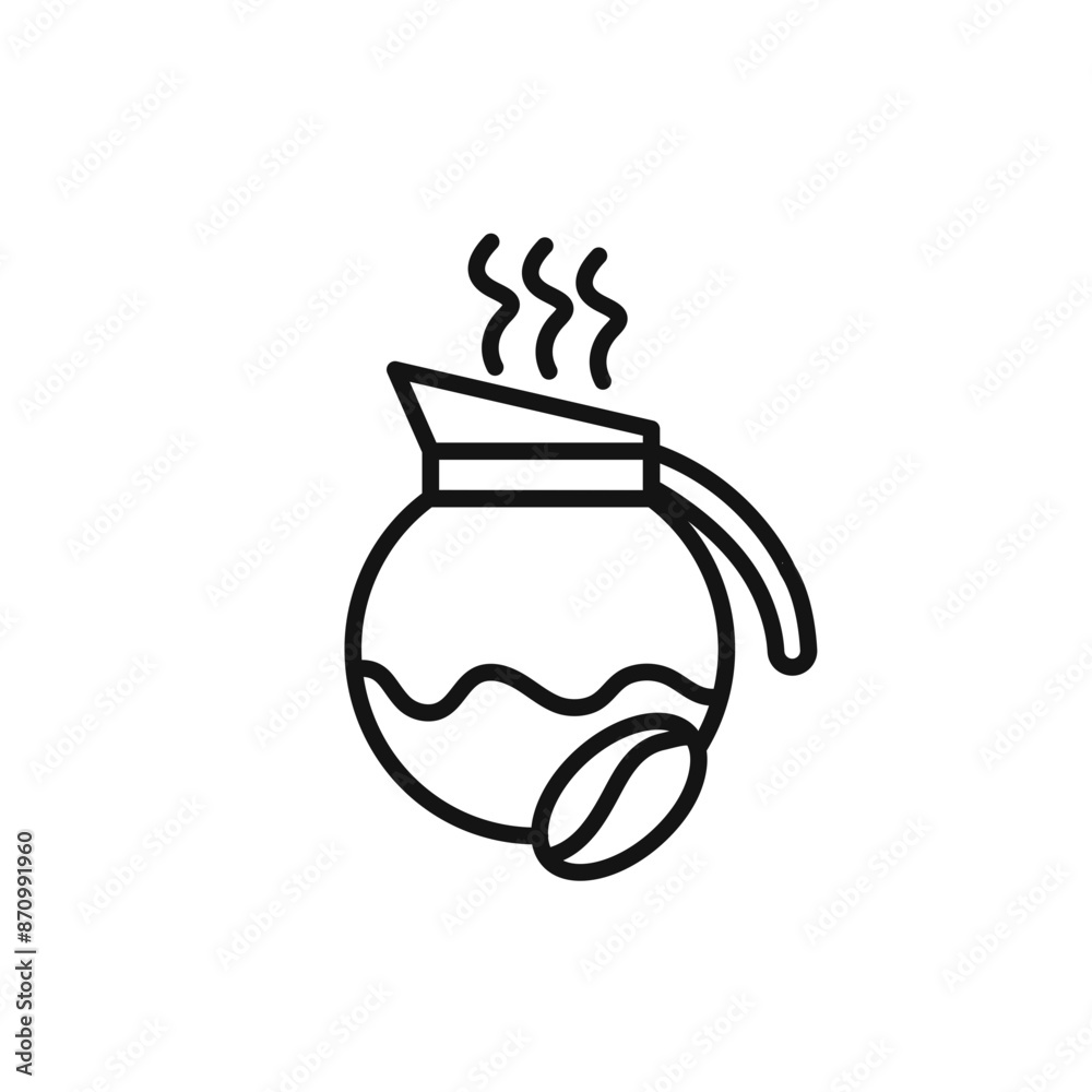 coffee pot icon vector set collection for web coffee pot icon vector set collection for web