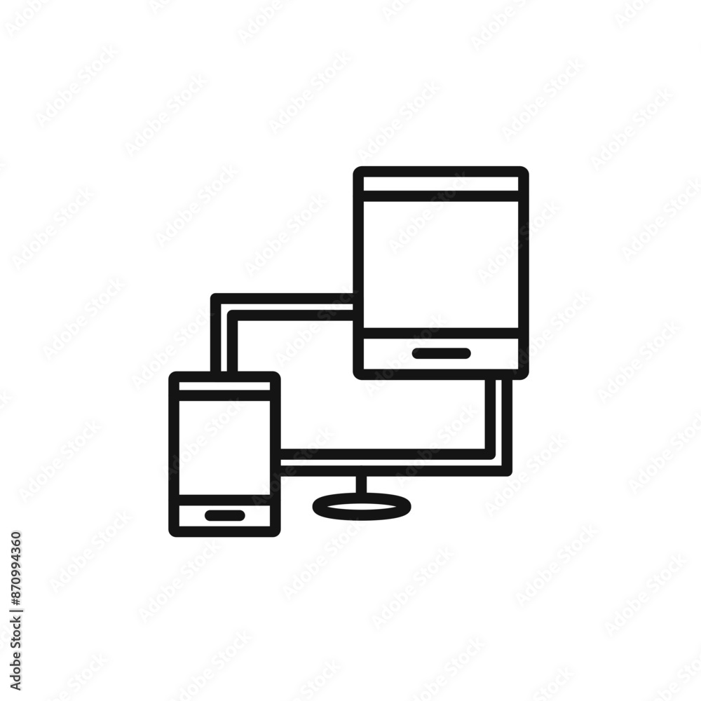 Responsive Design icon vector set collection for web Responsive Design icon vector set collection for web
