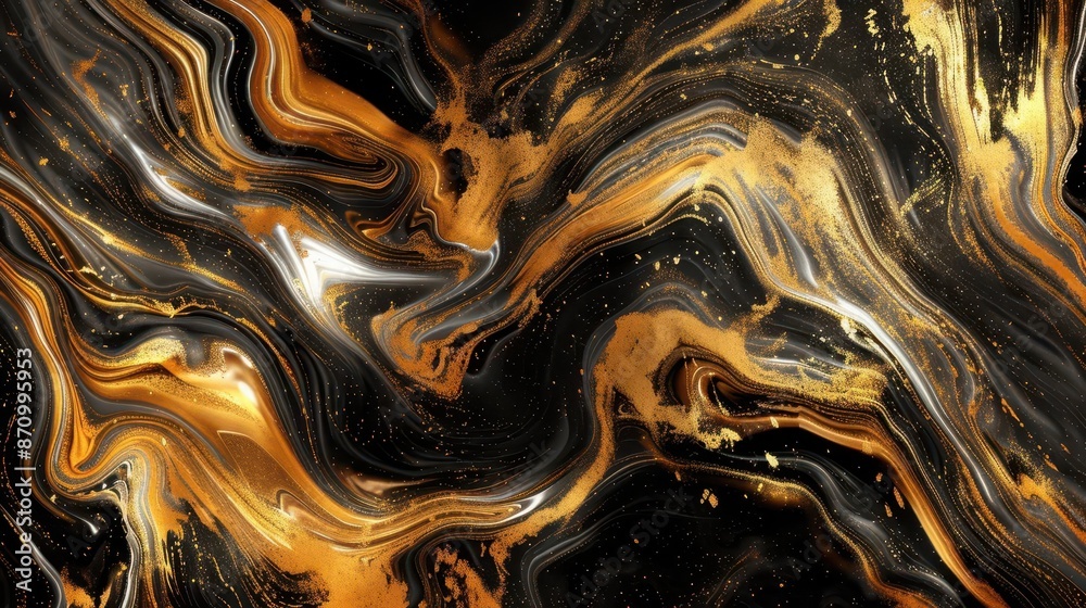 abstract gold and black texture resembling turbulent water or swirling clouds rich metallic sheen creates a luxurious and dramatic backdrop for design projects abstract gold and black texture resembling turbulent water or swirling clouds rich metallic sheen creates a luxurious and dramatic backdrop for design projects
