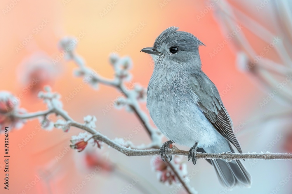 Cuckoo, isolated on pastel background, stock photographic style Cuckoo, isolated on pastel background, stock photographic style