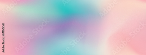Pastel seamless gradient pattern with noisy raster. Pink, red and purple vector bg with watercolor effect and paper texture. Blurred abstract background