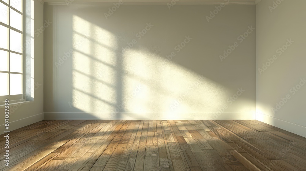 Obraz premium empty room with wall mockup copy space, interior, cozy concept design