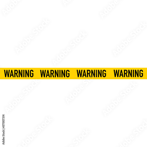 Caution and danger tapes. Warning tape. Black and yellow line striped. Abstract warning lines for police, accident, under construction