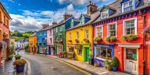 Charming Colorful Streetscapes of Kinsale, Cork, Ireland Architectural Heritage, Irish Charm, Coastal vistas