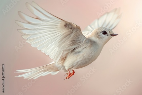 Swift, isolated on pastel background, stock photographic style photo