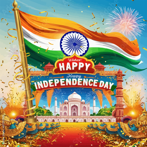 background with flags