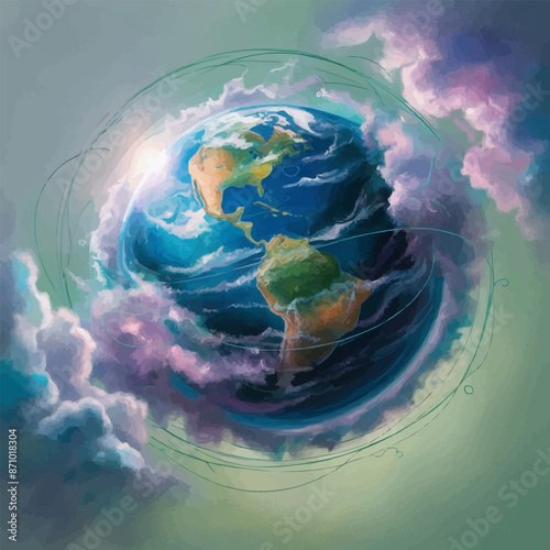 earth in the sky