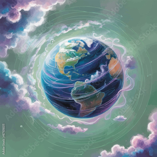 earth in space
