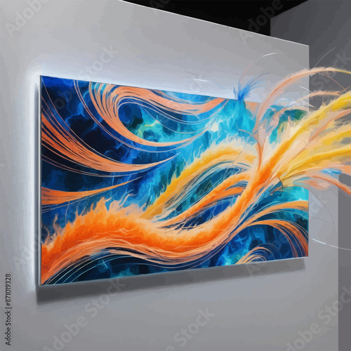abstract background with lines