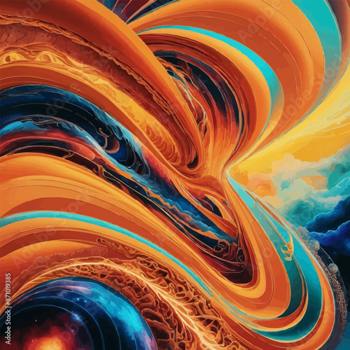 abstract background with space