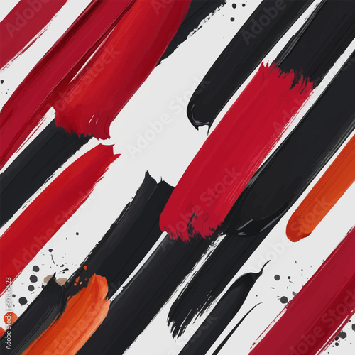 red and white background