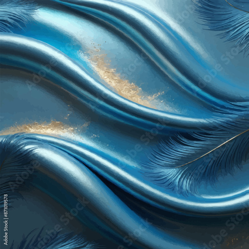 abstract background with waves