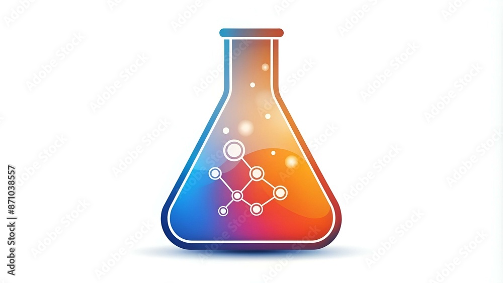 Chemical Bottle Icon Chemical Bottle Icon