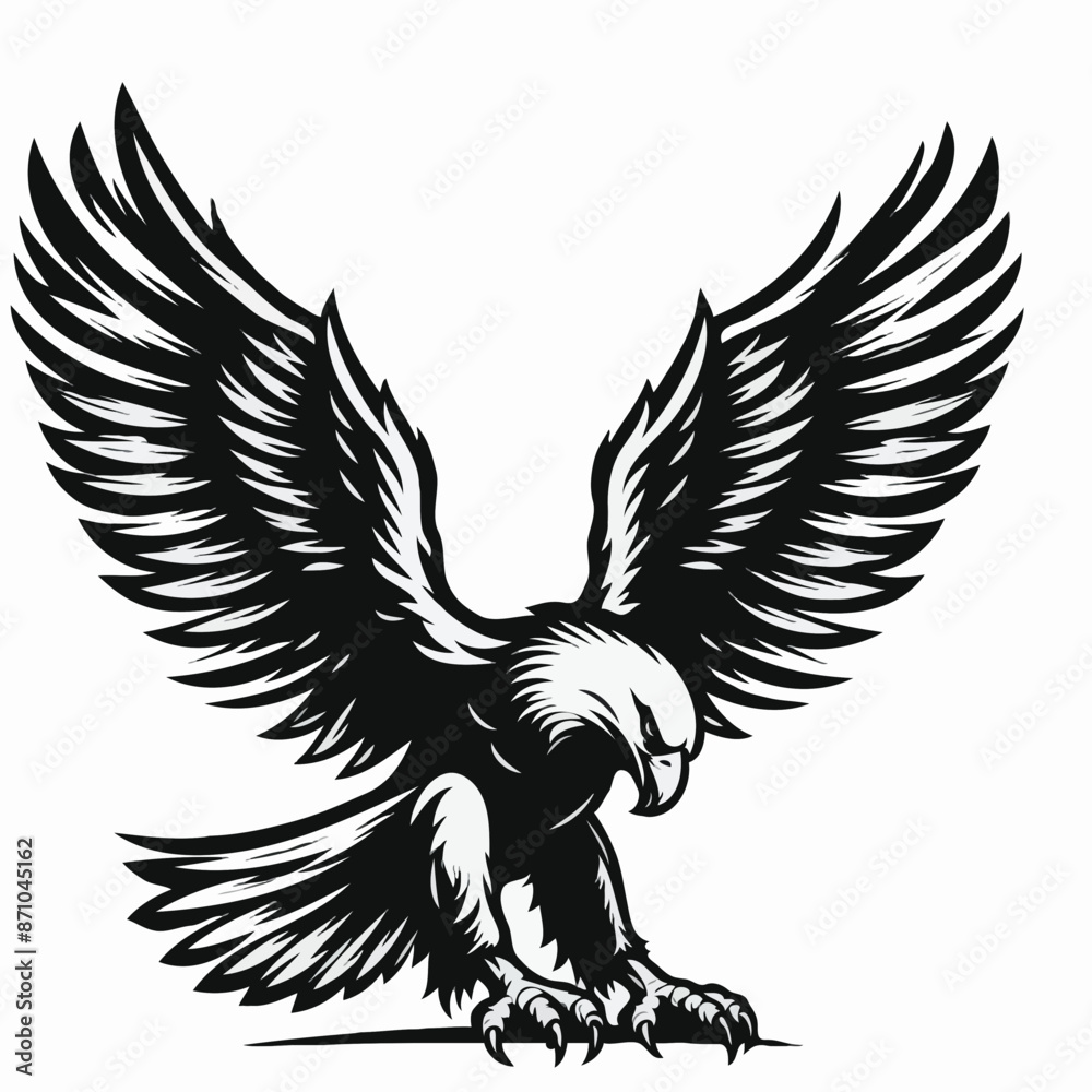 Obraz premium Eagle vector illustration