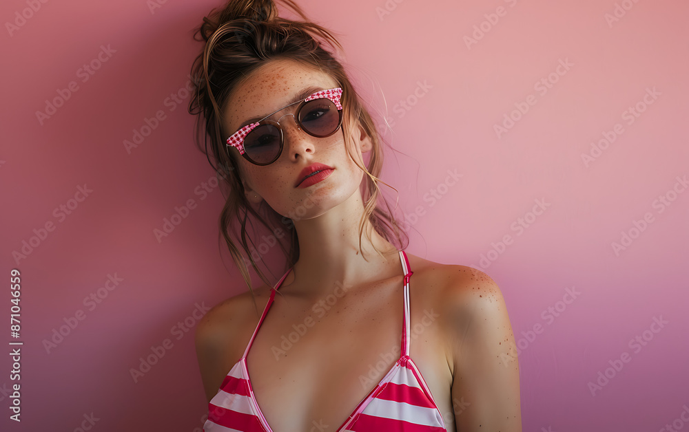 American Flag Bikini Female Beautiful Woman in red white and blue Swimwear, 4th of july, patriotic, memorial day, labor day, celebrating the USA
American Flag Bikini Female Beautiful Woman in red white and blue Swimwear, 4th of july, patriotic, memorial day, labor day, celebrating the USA