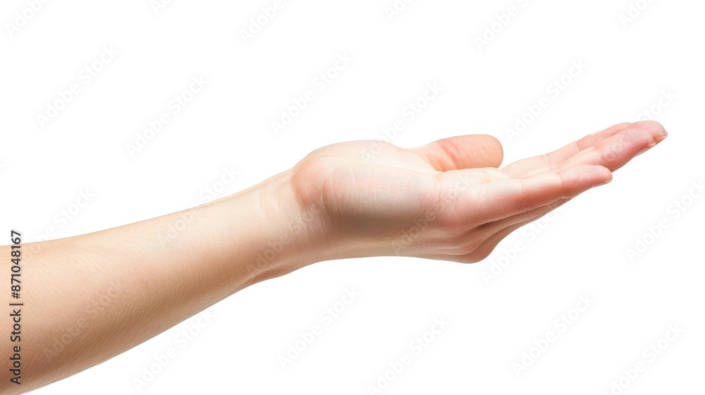 Open hand gesture - offering, giving, receiving Open hand gesture - offering, giving, receiving