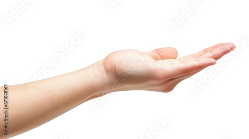 Open hand gesture - offering, giving, receiving