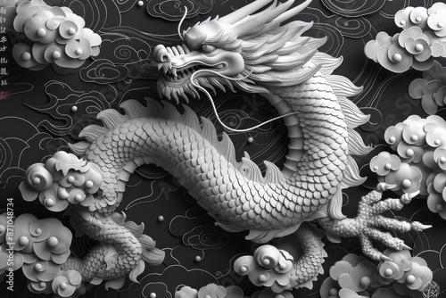 generate a depth map for a chinese pattern. Generative AI