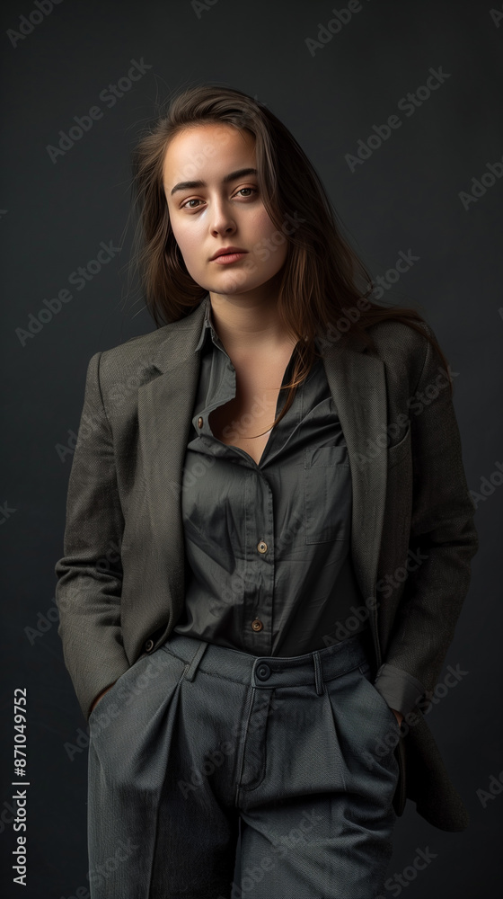Portrait of Young Asian Confident Businesswoman Standing in Modern Office - Professional, Corporate, Executive, Success, Leadership Portrait of Young Asian Confident Businesswoman Standing in Modern Office - Professional, Corporate, Executive, Success, Leadership