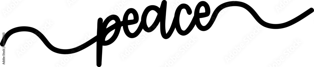 Peace Typography Design Peace Typography Design