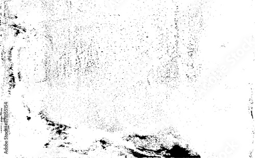Wallpaper Mural Rough black and white texture vector. Distressed overlay texture. Grunge background. Abstract textured effect. Vector Illustration. Black isolated on white background. EPS10 Torontodigital.ca