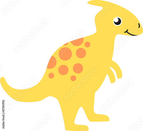 Cute Smiling Dinosaur Graphic