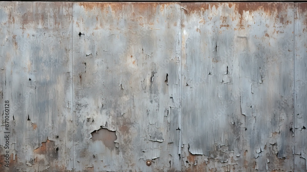 Obraz premium door gray metal