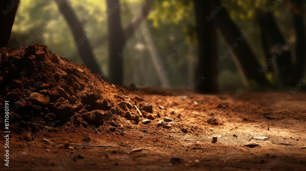 Fototapeta premium earth brown dirt