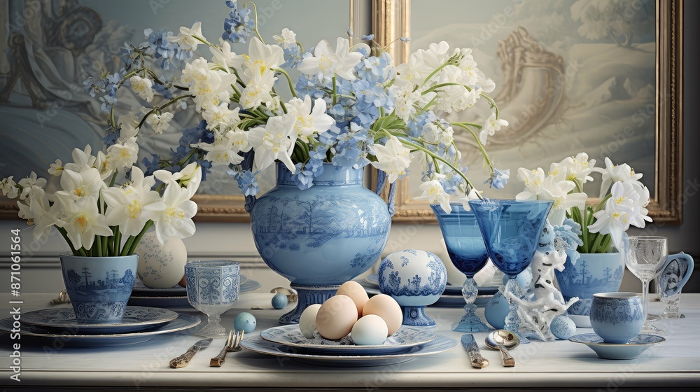 setting easter blue setting easter blue