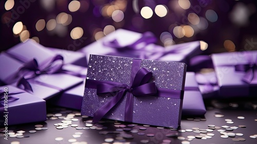 photo purple gift card photo