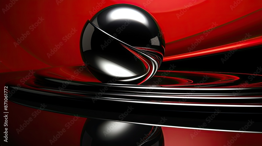 sleek red black silver background sleek red black silver background