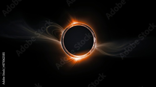 moon sun in space photo