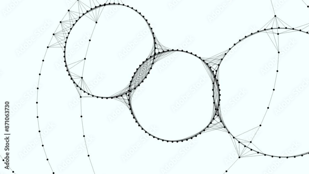 An elegant motion of various abstract lines and shapes that captivates the imagination An elegant motion of various abstract lines and shapes that captivates the imagination