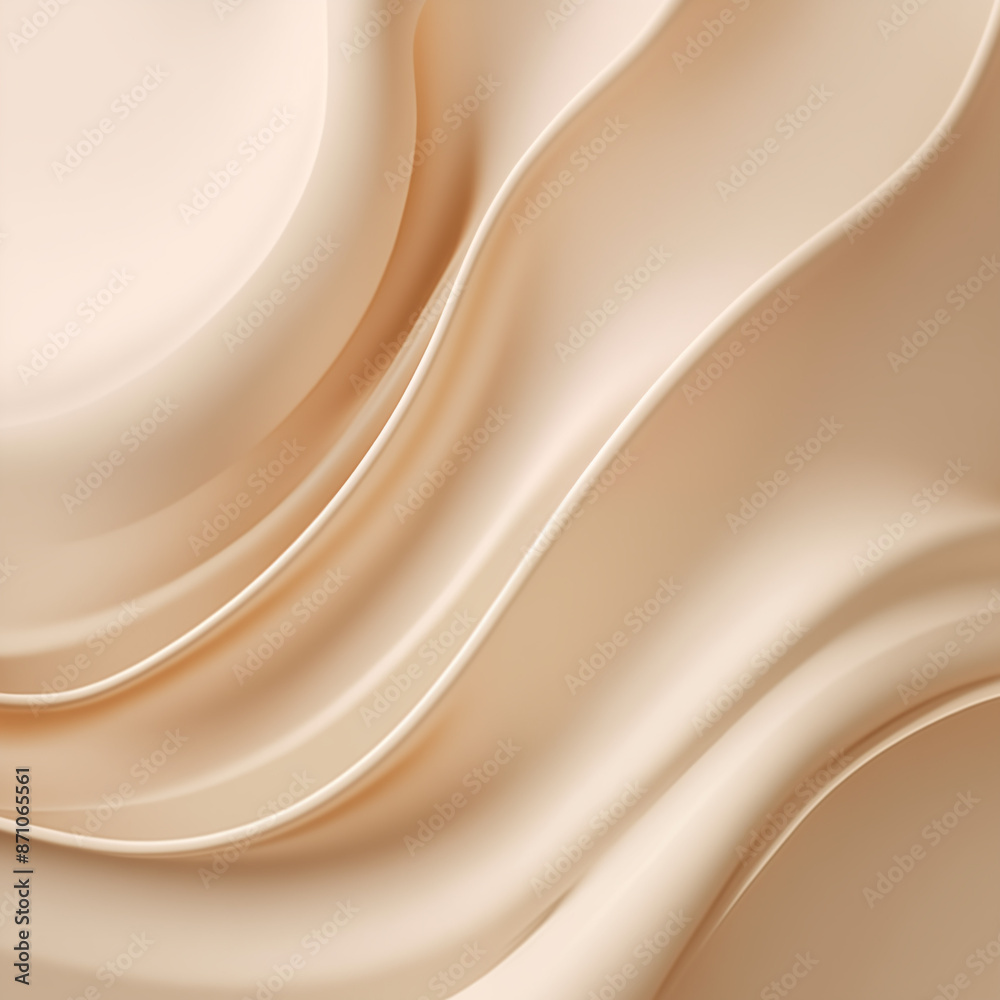 Fototapeta premium a beige colored background with a light brown and white swirl. 