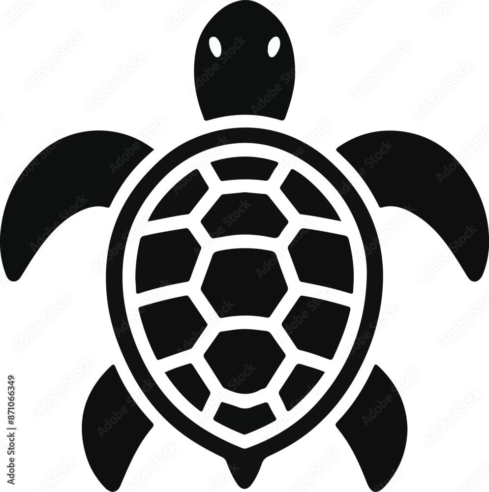 Fototapeta premium turtle s Vector illustration isolated on white background
