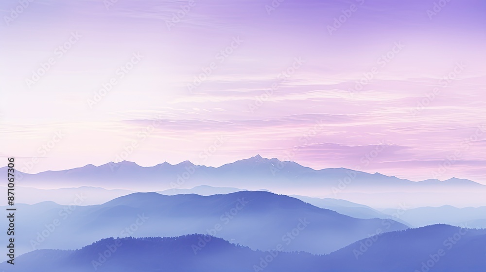 Fototapeta premium tranquil purple and white background