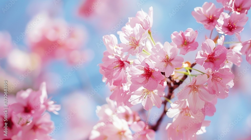 Spring symbolized by cherry blossoms Spring symbolized by cherry blossoms