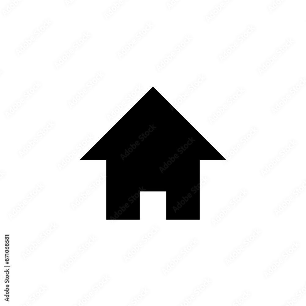 Home icon with simple and modern design, for web on home page Home icon with simple and modern design, for web on home page