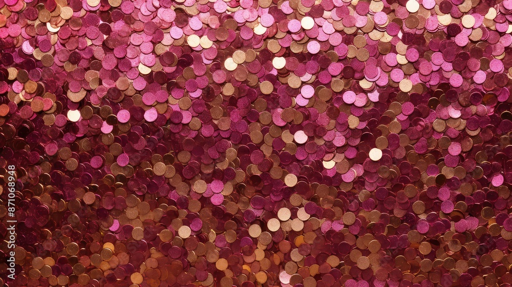 Obraz premium shimmer pink and gold glitter background