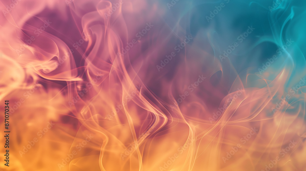 Fototapeta premium smoke pastel gradient flowing abstract concept design wallpaper background